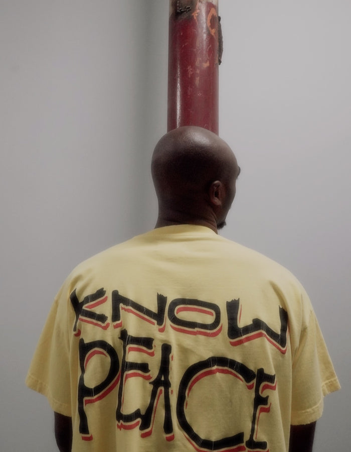 Know Justice Know Peace Boxy Tee Yellow