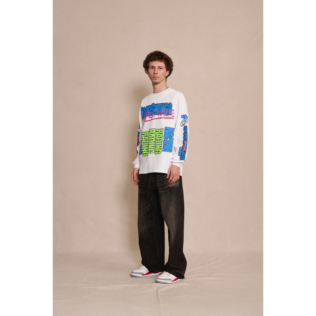 Mood Swings Moto Thermal In White - Hesperia