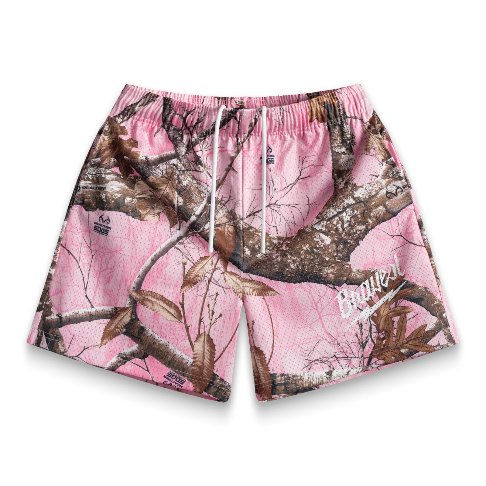 Bravest Studios Pink Realtree Mesh Shorts in Pink